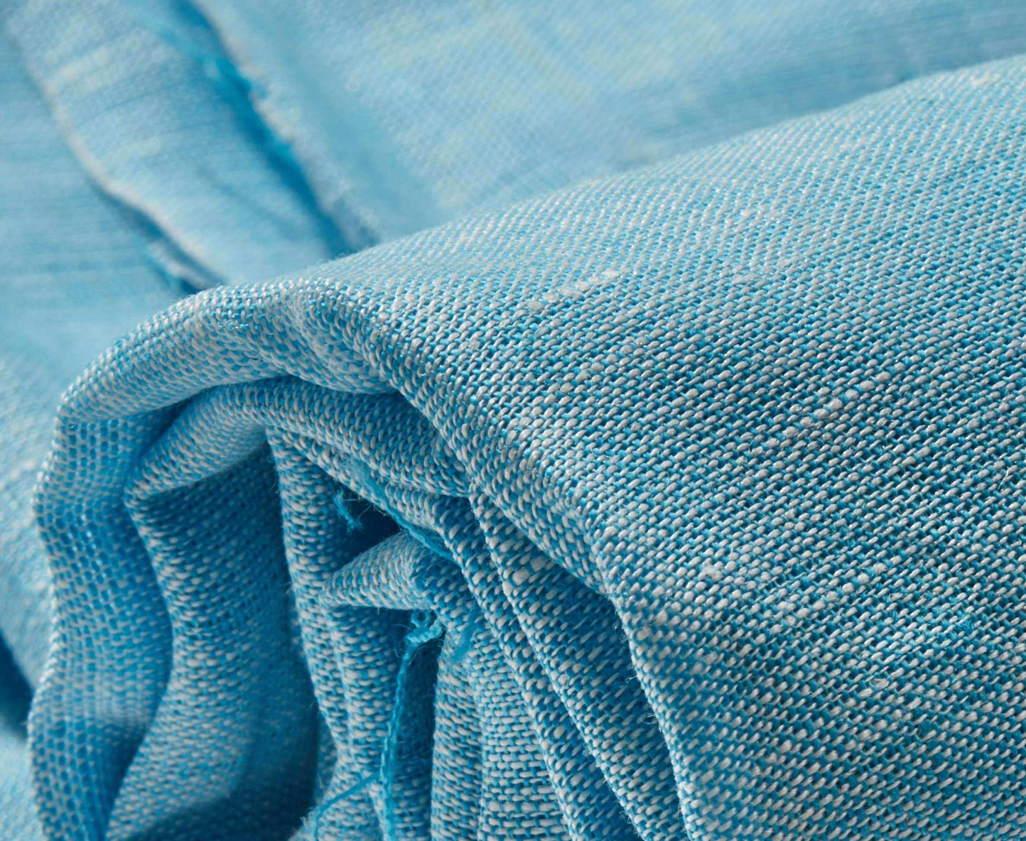 VELLURE Soft Touch Linen | Pure 60s Lea | Ocean Blue