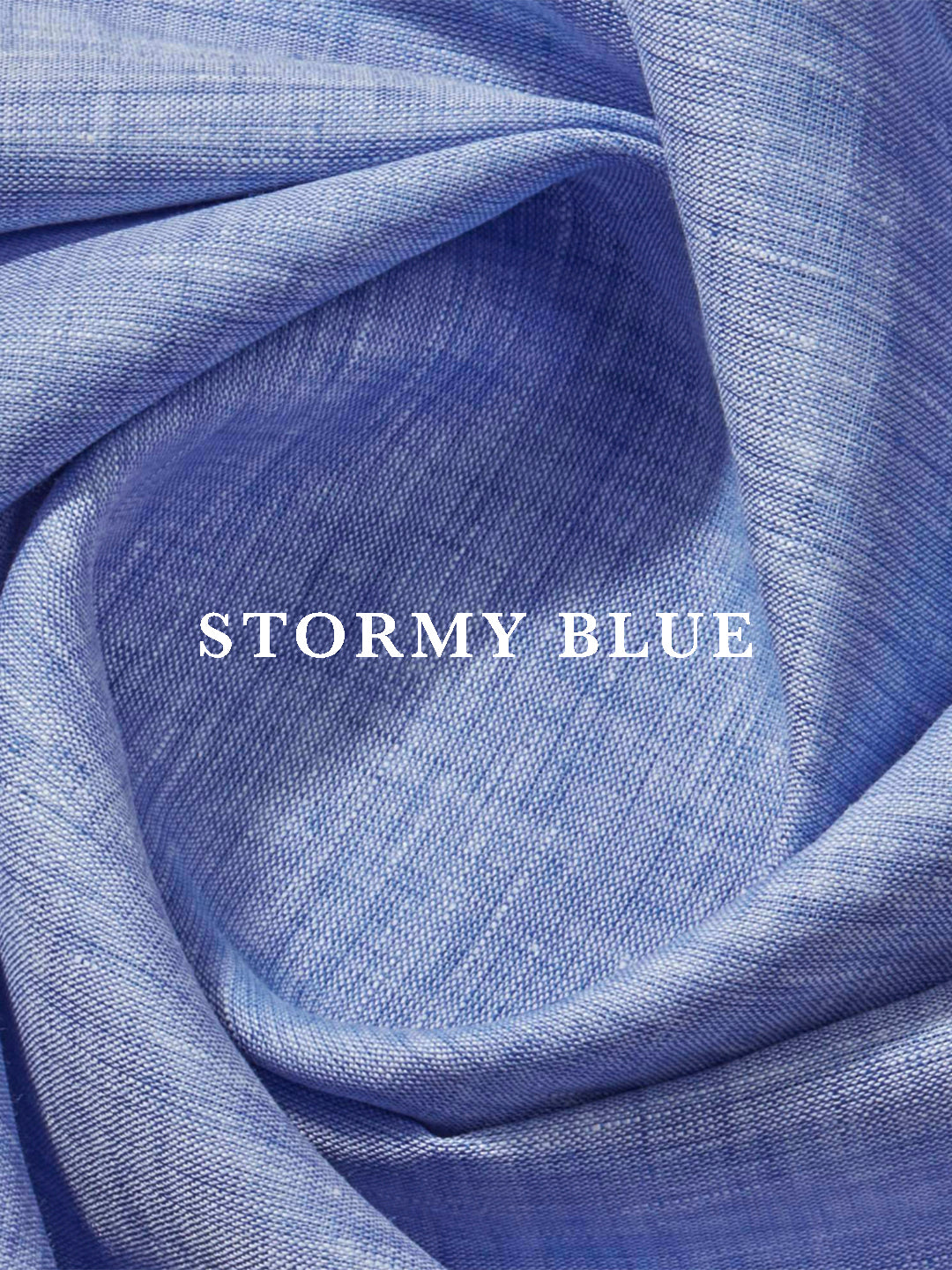 VELLURE Soft Touch Linen | Pure 60s Lea | Stormy Blue